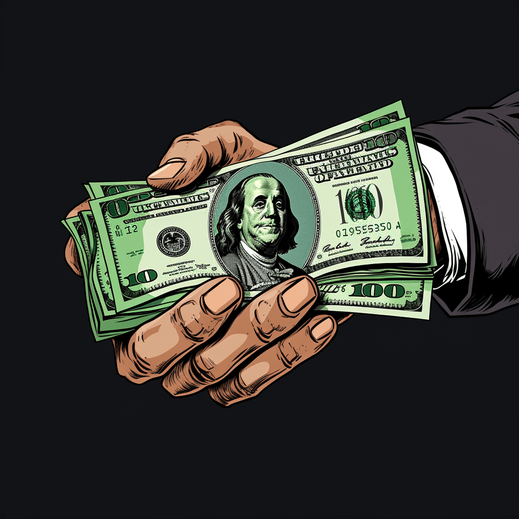hand with cash