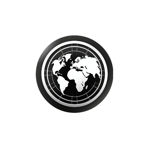 poker chip earth globe
